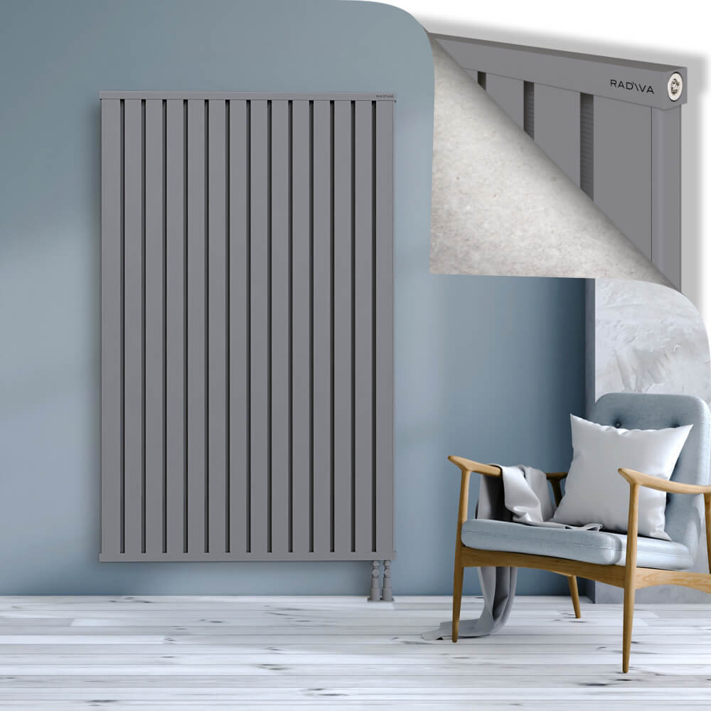 Obi Dekoratif Alüminyum Radyatör 1800x1124 Gri - 3