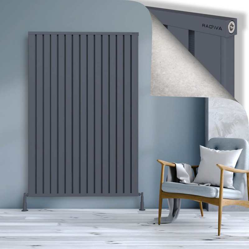 Obi Dekoratif Alüminyum Radyatör 1800x1204 Antrasit