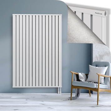 Obi Dekoratif Alüminyum Radyatör 1800x1204 Beyaz Alt Sağ 50mm