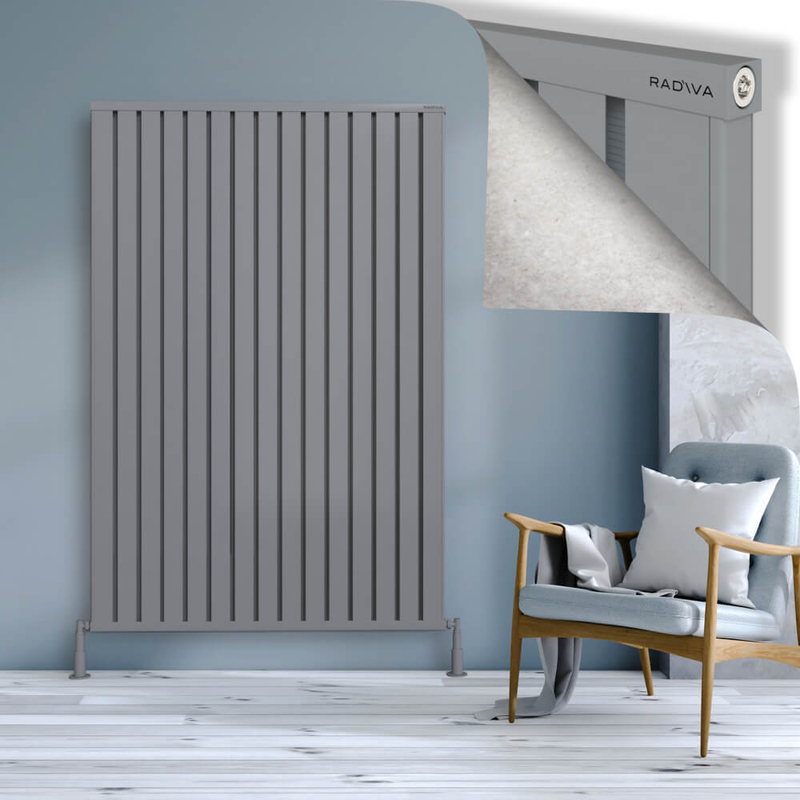 Obi Dekoratif Alüminyum Radyatör 1800x1204 Gri 