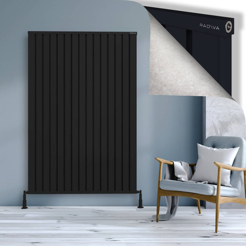 Obi Dekoratif Alüminyum Radyatör 1800x1204 Siyah