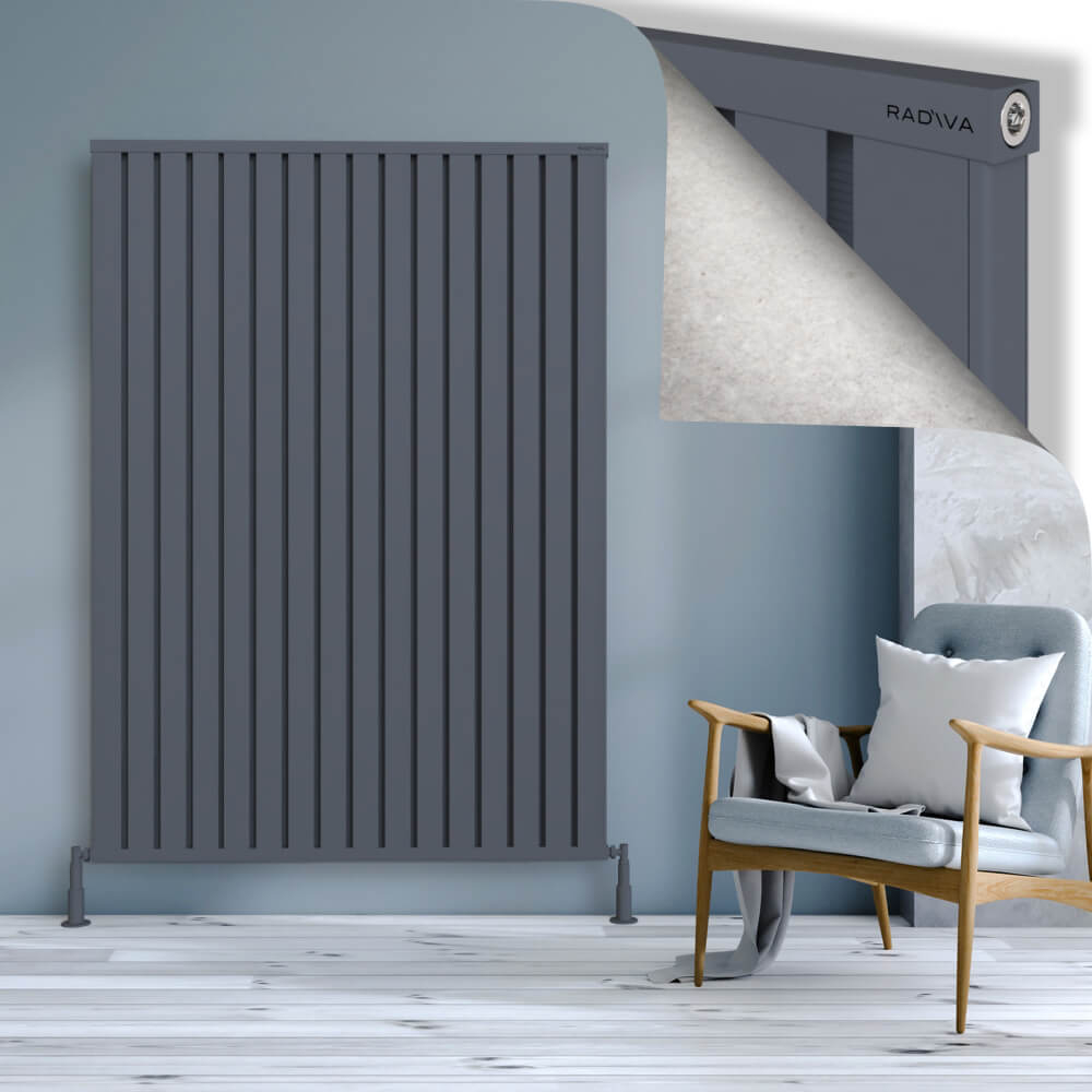 Obi Dekoratif Alüminyum Radyatör 1800x1284 Antrasit - 1