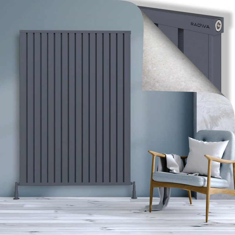 Obi Dekoratif Alüminyum Radyatör 1800x1284 Antrasit 