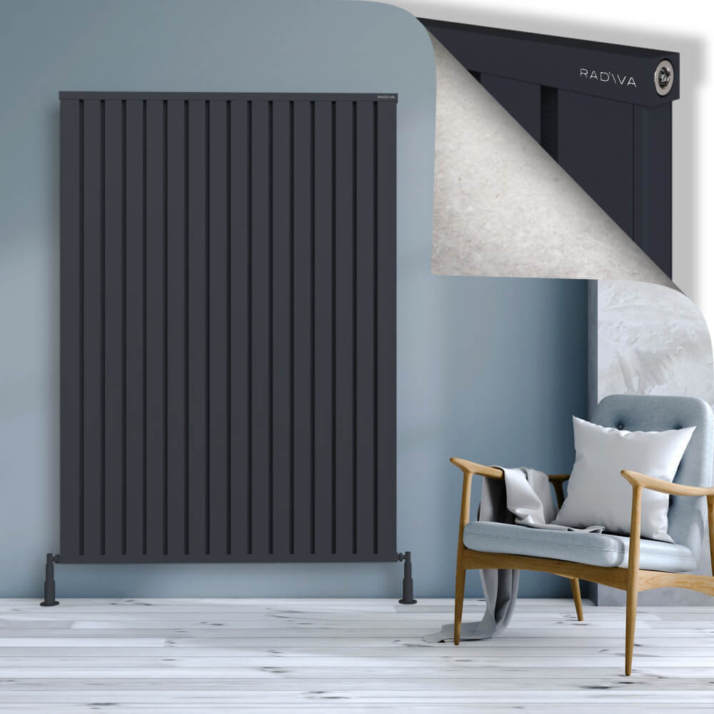 Obi Dekoratif Alüminyum Radyatör 1800x1284 Koyu Antrasit - 1