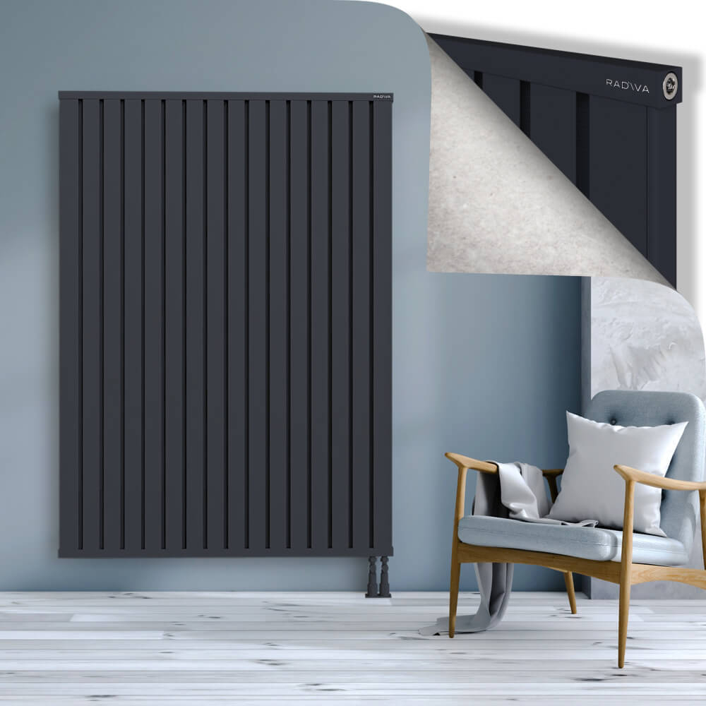 Obi Dekoratif Alüminyum Radyatör 1800x1284 Koyu Antrasit - 3