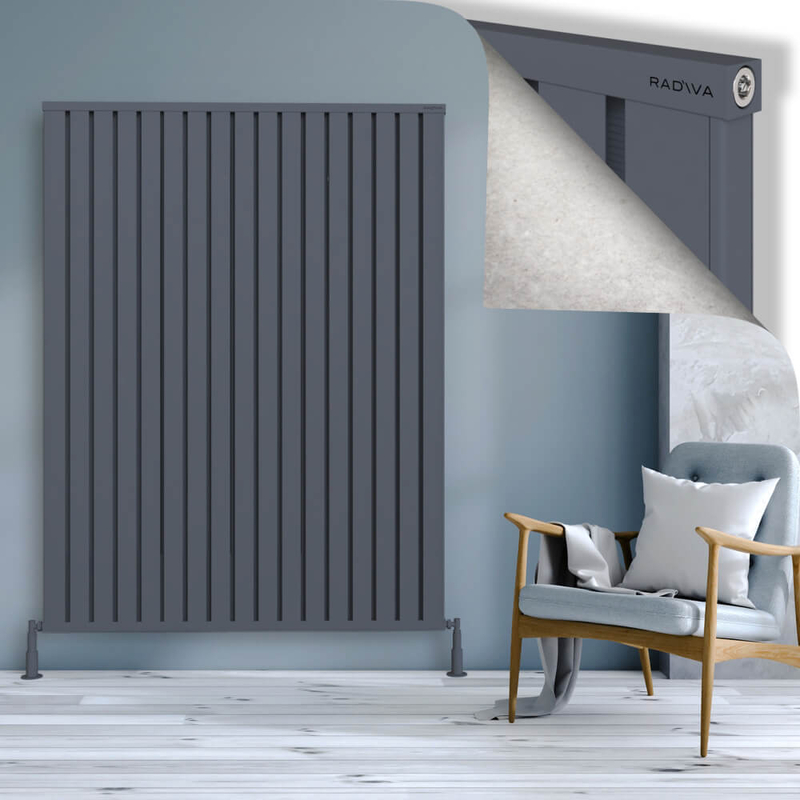Obi Dekoratif Alüminyum Radyatör 1800x1364 Antrasit 