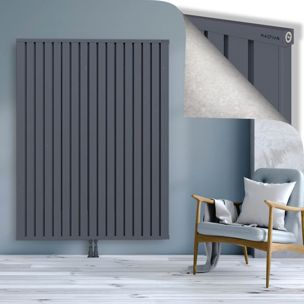 Obi Dekoratif Alüminyum Radyatör 1800x1364 Antrasit - 2