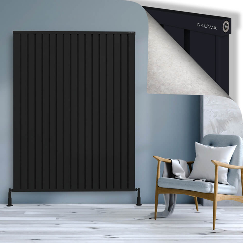 Obi Dekoratif Alüminyum Radyatör 1800x1364 Siyah 