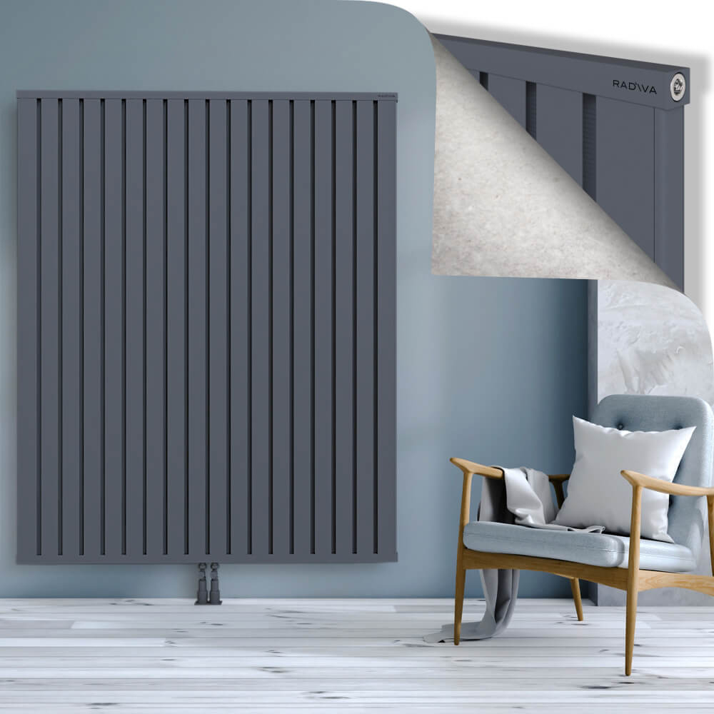 Obi Dekoratif Alüminyum Radyatör 1800x1444 Antrasit - 2