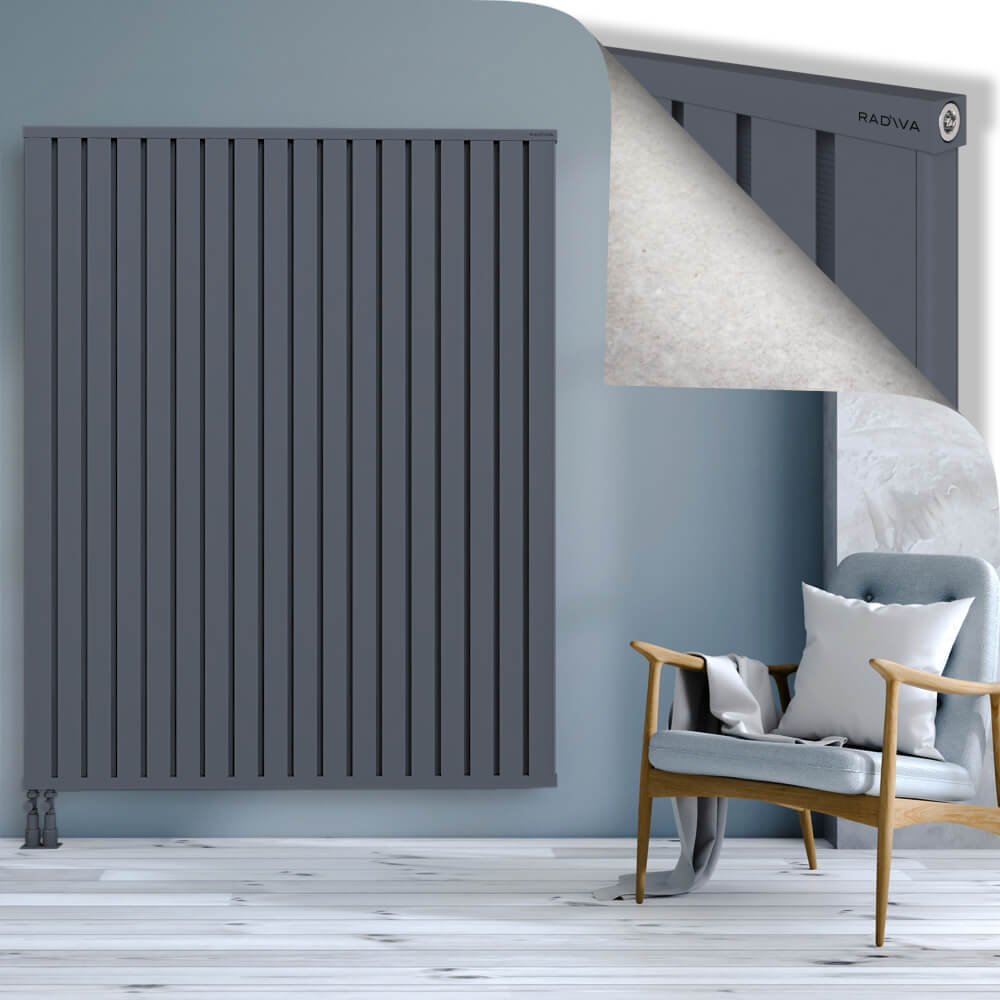 Obi Dekoratif Alüminyum Radyatör 1800x1444 Antrasit - 4