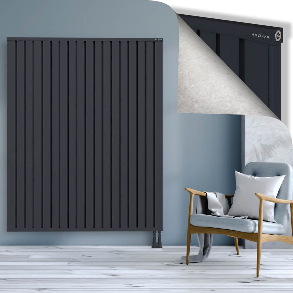 Obi Dekoratif Alüminyum Radyatör 1800x1444 Koyu Antrasit - 3