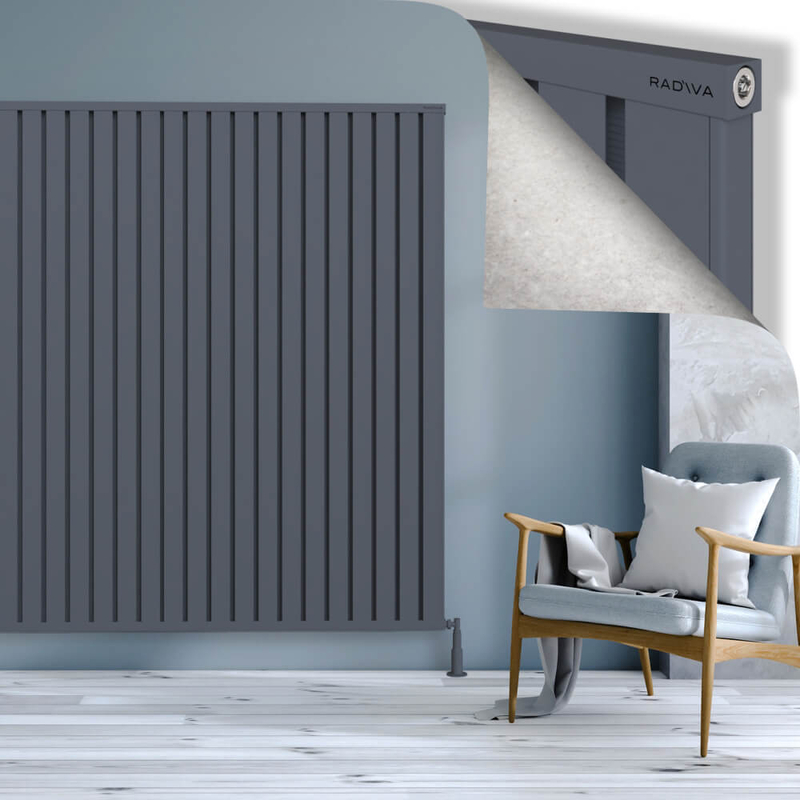 Obi Dekoratif Alüminyum Radyatör 1800x1684 Antrasit