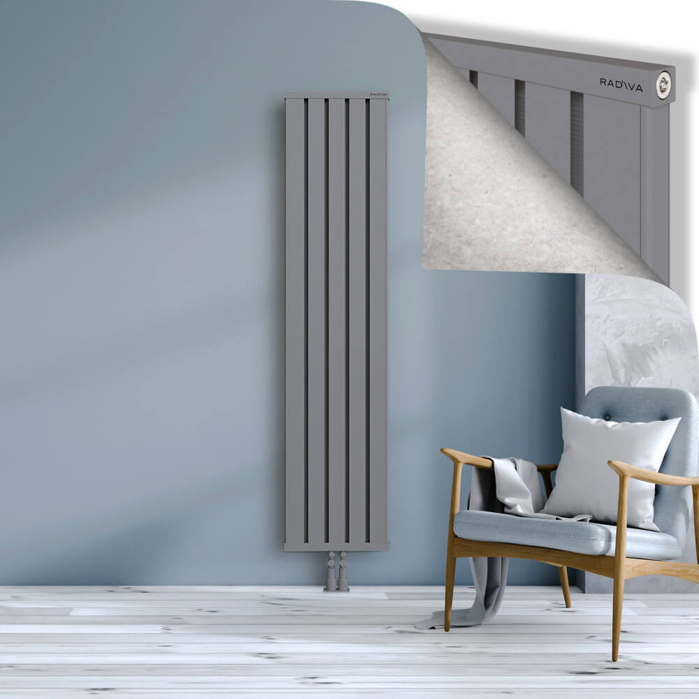 Obi Dekoratif Alüminyum Radyatör 1800x404 Gri - 2