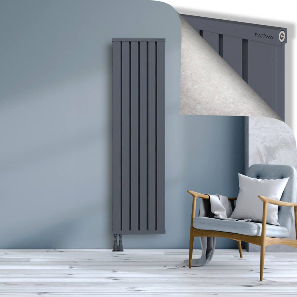 Obi Dekoratif Alüminyum Radyatör 1800x484 Antrasit - 4