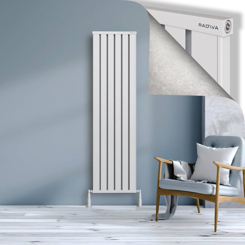 Obi Dekoratif Alüminyum Radyatör 1800x484 Beyaz