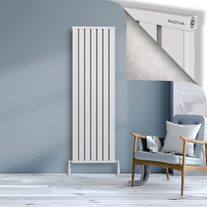 Obi Dekoratif Alüminyum Radyatör 1800x564 Beyaz