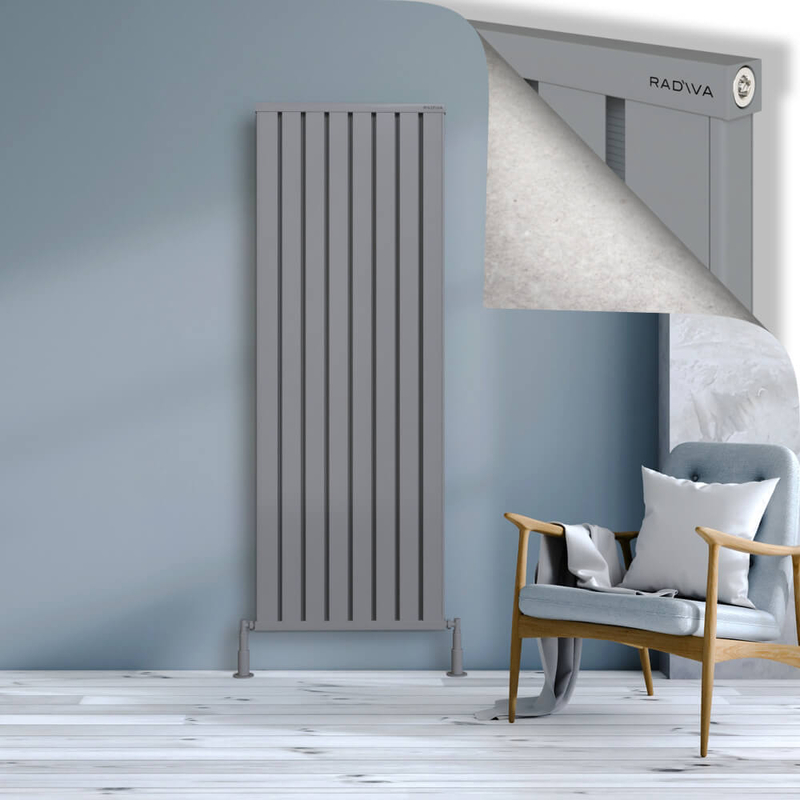 Obi Dekoratif Alüminyum Radyatör 1800x644 Gri