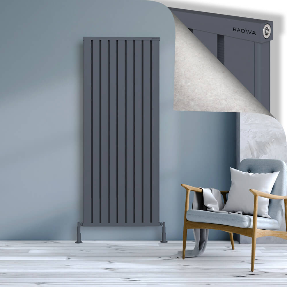 Obi Dekoratif Alüminyum Radyatör 1800x724 Antrasit - 1