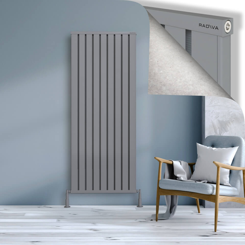 Obi Dekoratif Alüminyum Radyatör 1800x724 Gri 