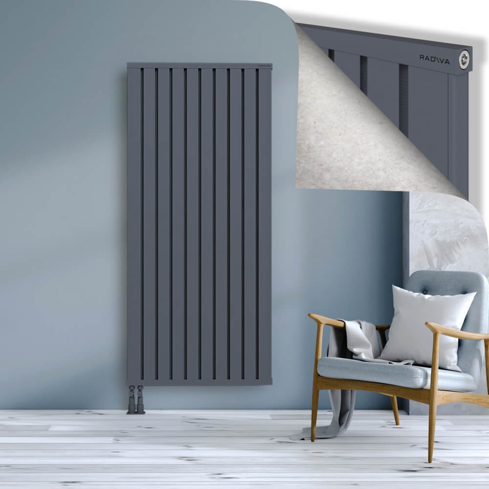 Obi Dekoratif Alüminyum Radyatör 1800x804 Antrasit - 4