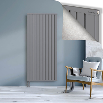 Obi Dekoratif Alüminyum Radyatör 1800x804 Gri Alt Sol 50mm