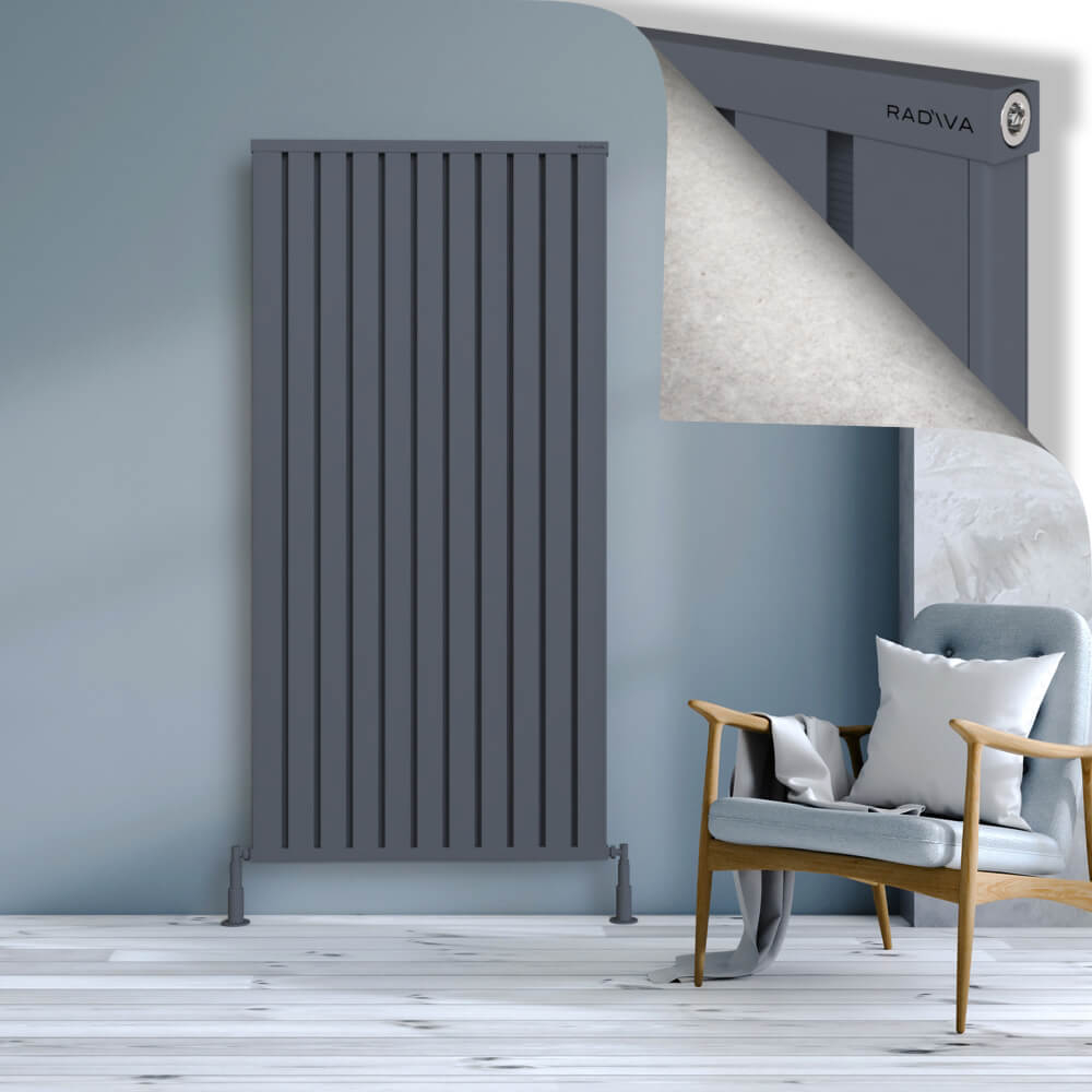 Obi Dekoratif Alüminyum Radyatör 1800x884 Antrasit - 1