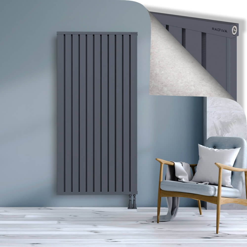 Obi Dekoratif Alüminyum Radyatör 1800x884 Antrasit - 3