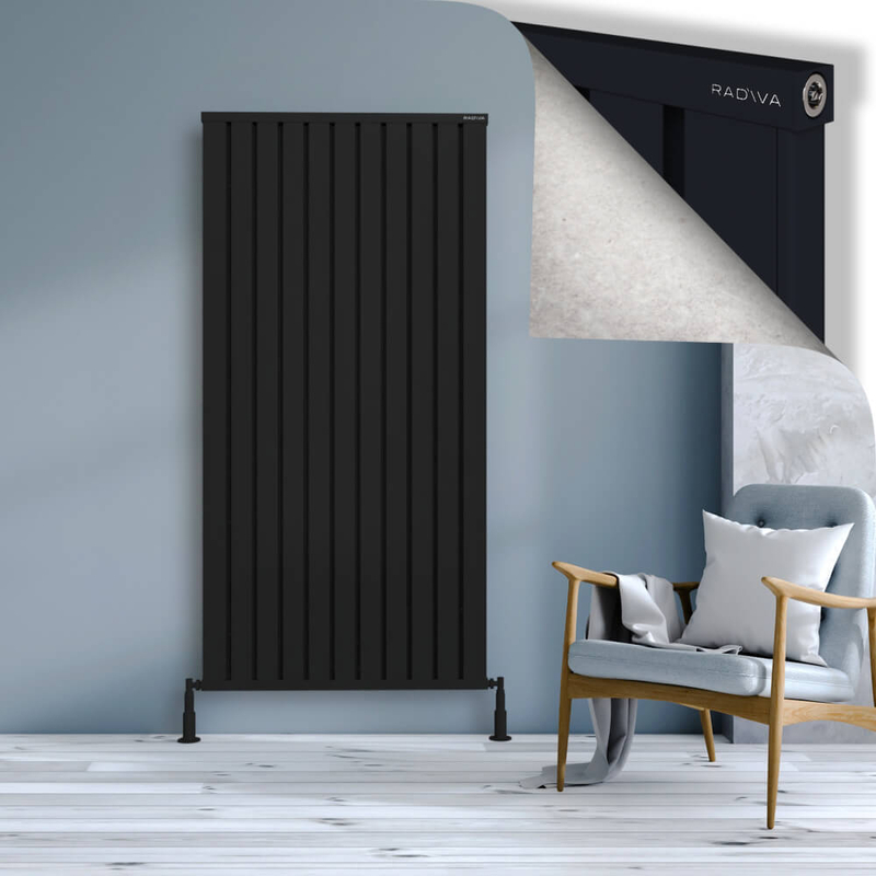 Obi Dekoratif Alüminyum Radyatör 1800x884 Siyah 
