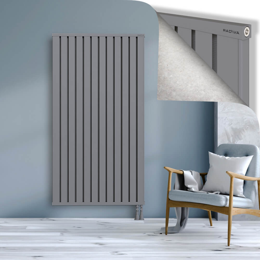 Obi Dekoratif Alüminyum Radyatör 1800x964 Gri - 3