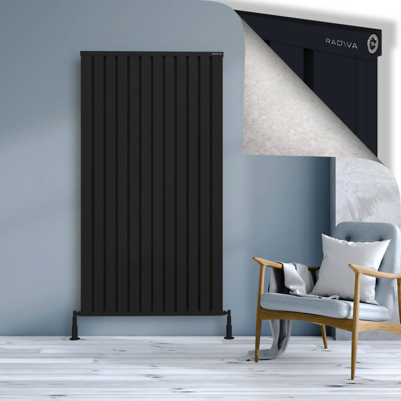 Obi Dekoratif Alüminyum Radyatör 1800x964 Siyah 
