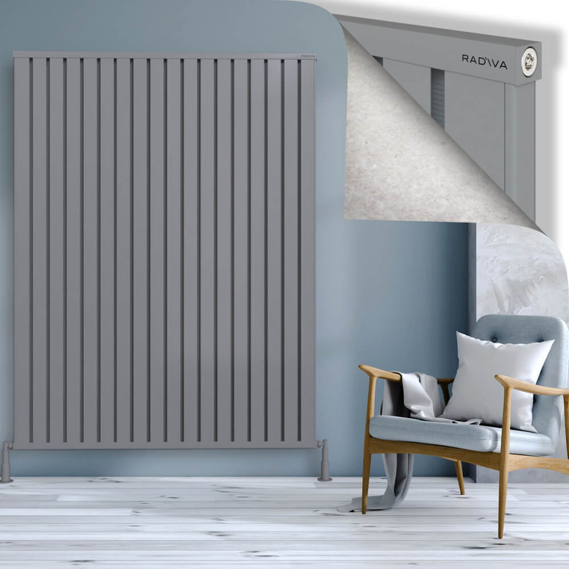 Obi Dekoratif Alüminyum Radyatör 1900x1444 Gri 