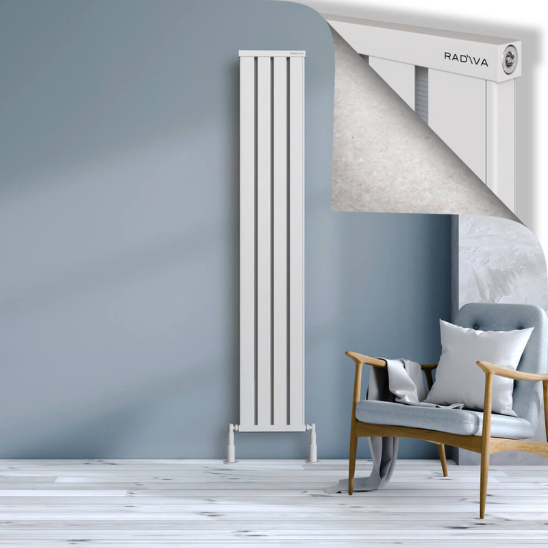 Obi Dekoratif Alüminyum Radyatör 1900x324 Beyaz 
