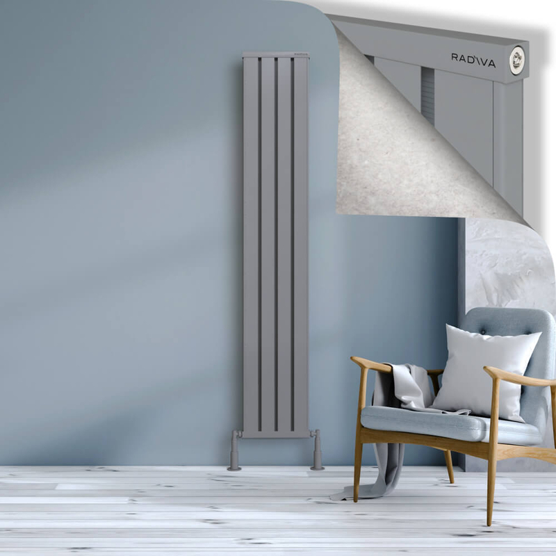 Obi Dekoratif Alüminyum Radyatör 1900x324 Gri 