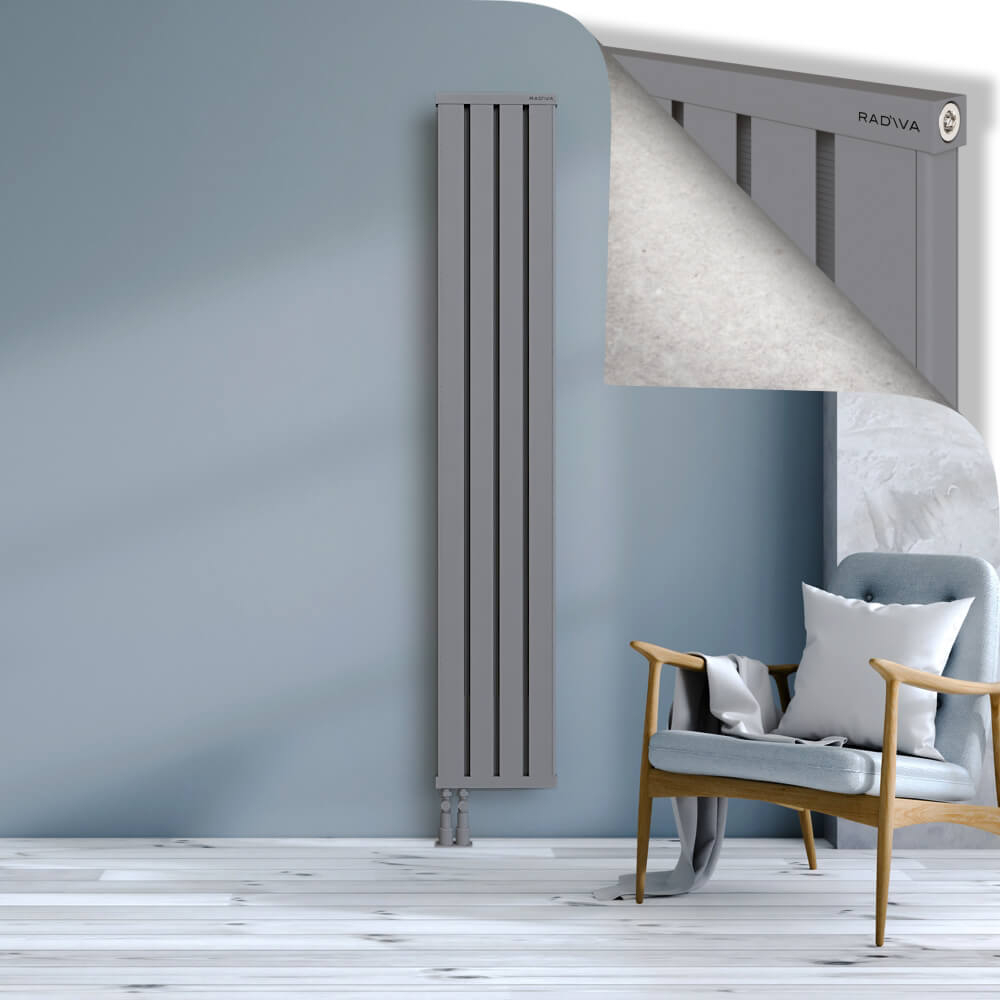 Obi Dekoratif Alüminyum Radyatör 1900x324 Gri - 4