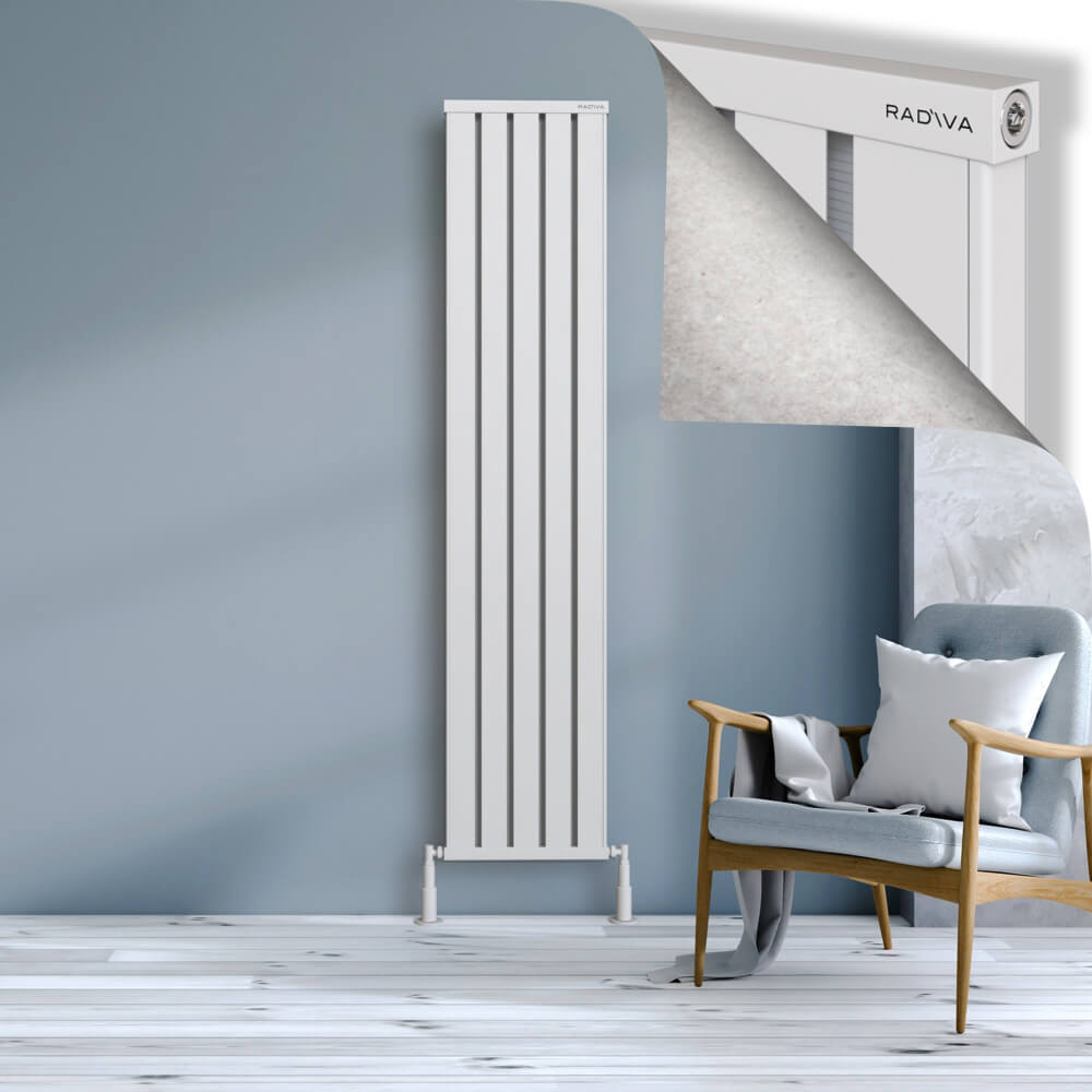 Obi Dekoratif Alüminyum Radyatör 1900x404 Beyaz - 1