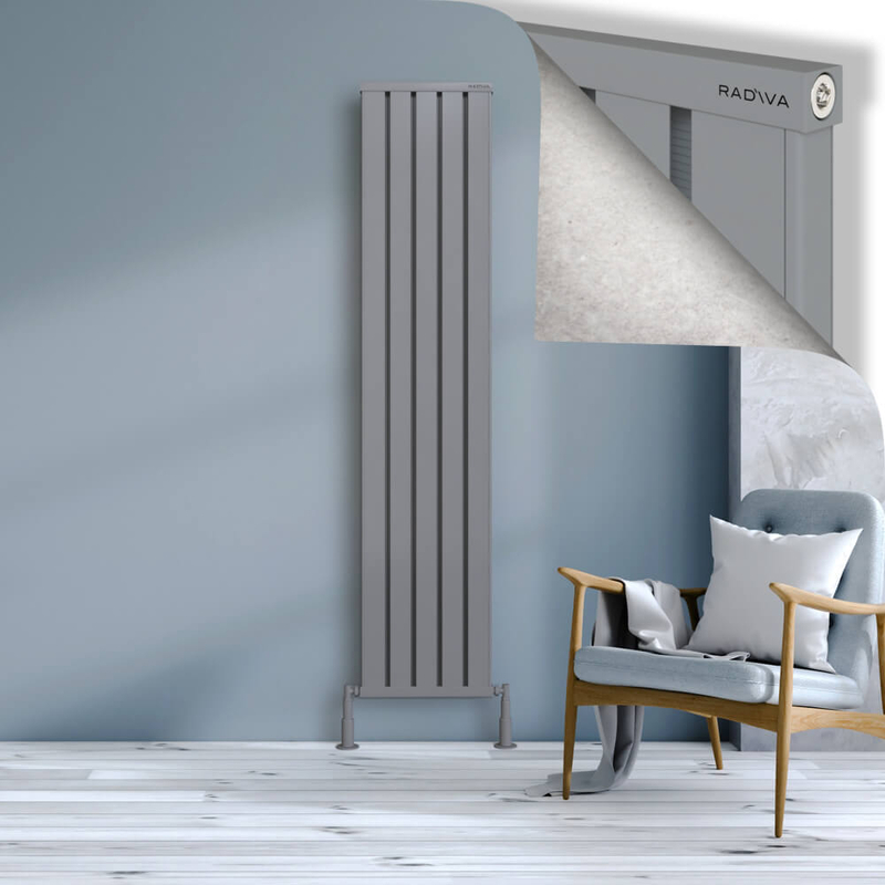 Obi Dekoratif Alüminyum Radyatör 1900x404 Gri
