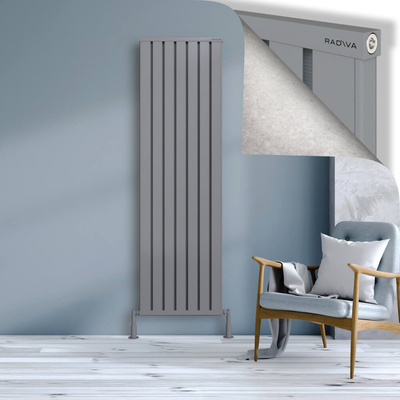 Obi Dekoratif Alüminyum Radyatör 1900x564 Gri