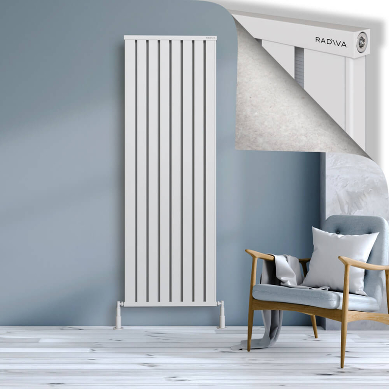 Obi Dekoratif Alüminyum Radyatör 1900x644 Beyaz