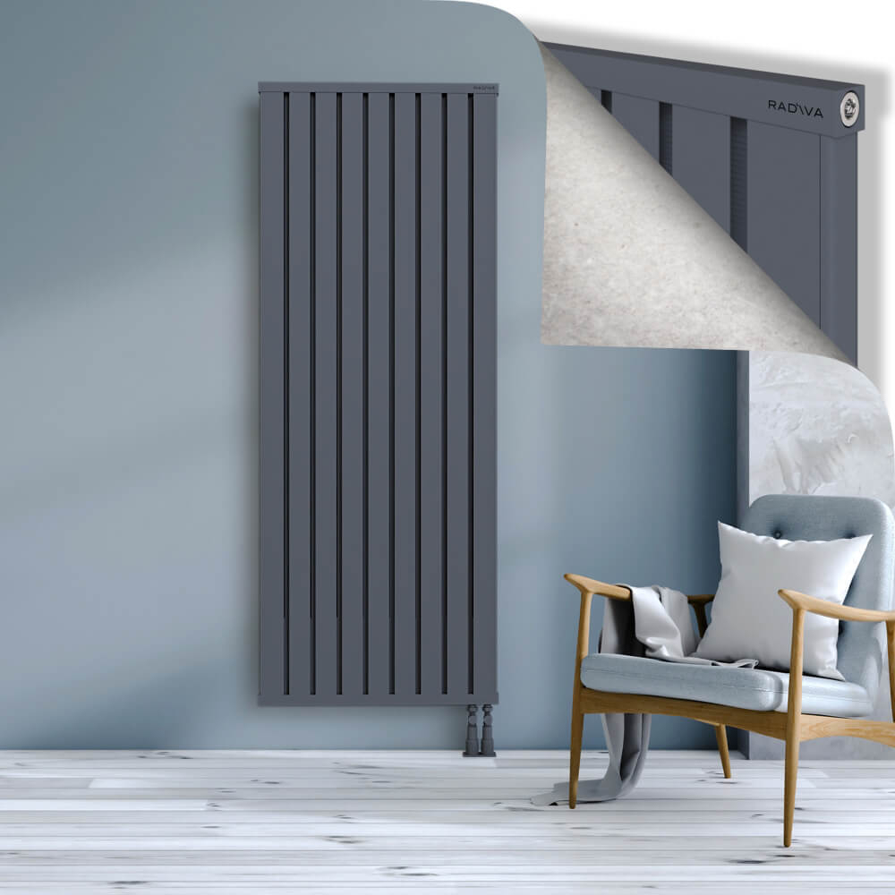 Obi Dekoratif Alüminyum Radyatör 1900x724 Antrasit - 3