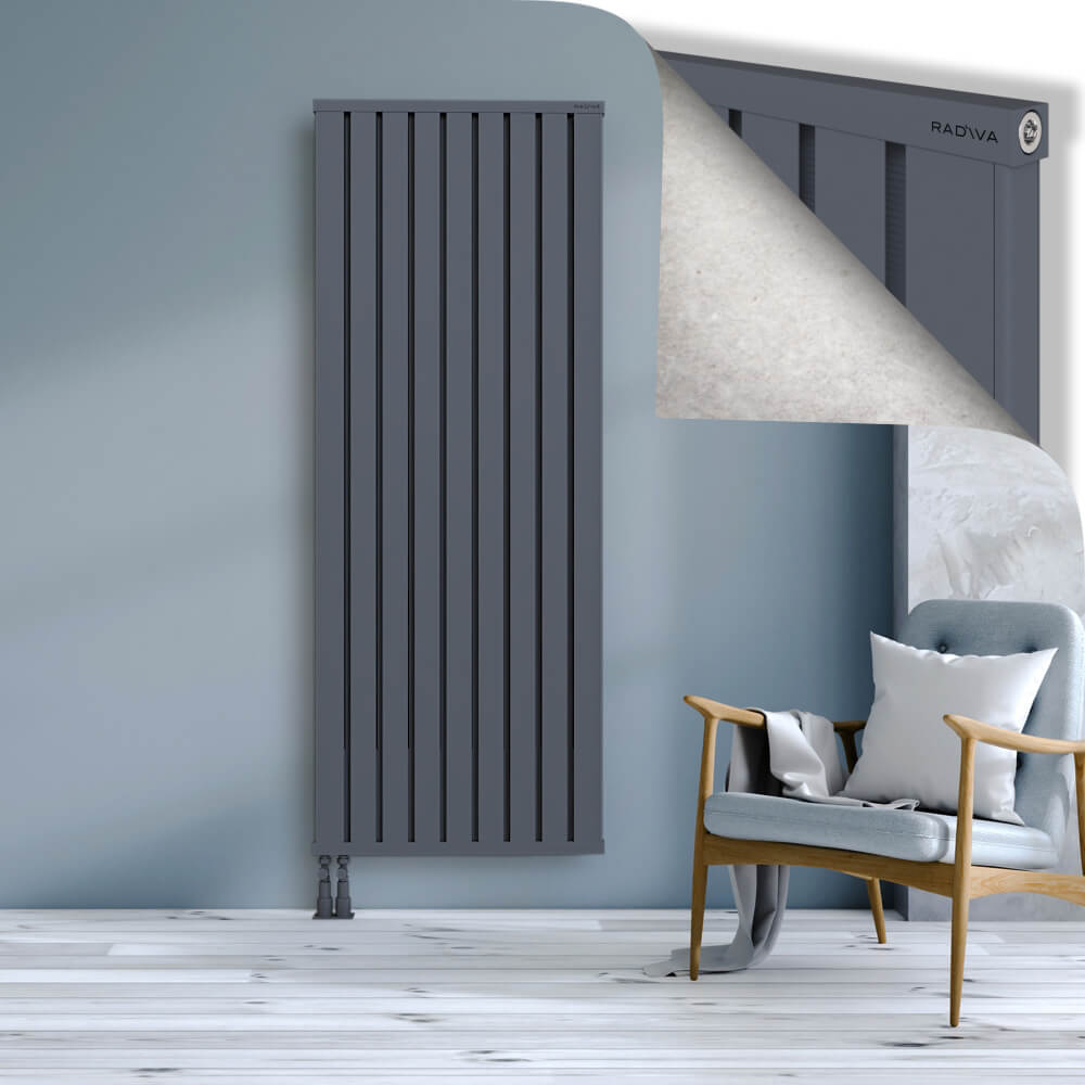 Obi Dekoratif Alüminyum Radyatör 1900x724 Antrasit - 4