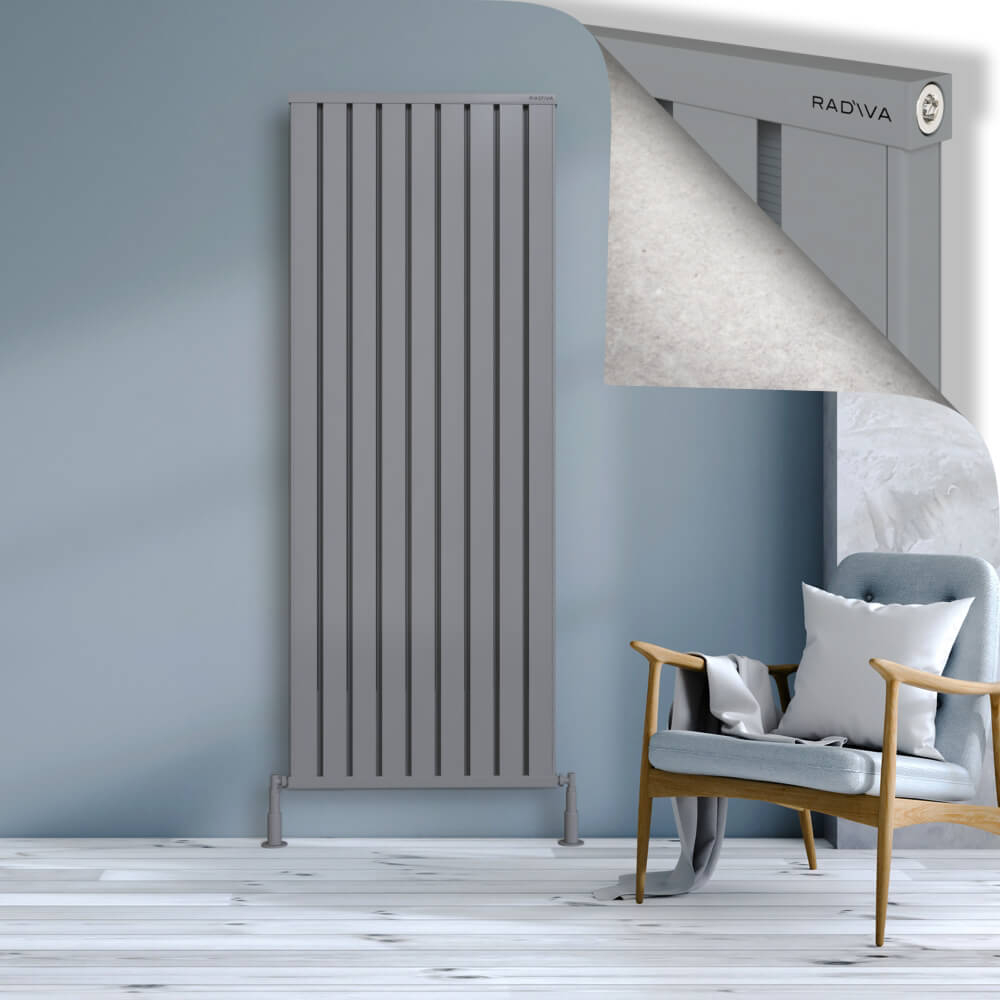 Obi Dekoratif Alüminyum Radyatör 1900x724 Gri - 1