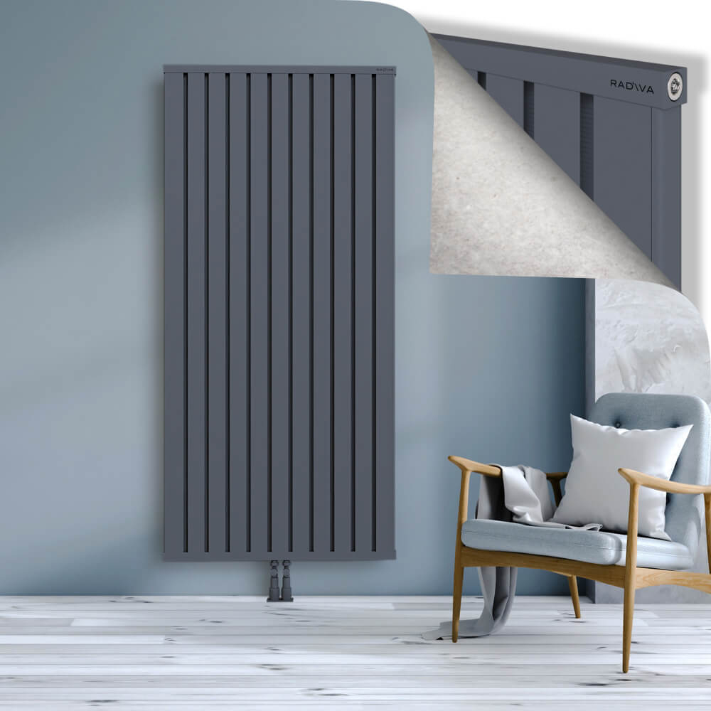 Obi Dekoratif Alüminyum Radyatör 1900x884 Antrasit - 2