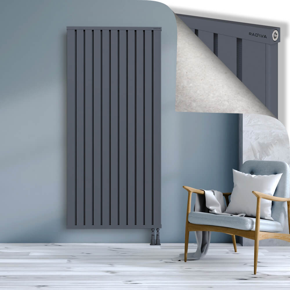 Obi Dekoratif Alüminyum Radyatör 1900x884 Antrasit - 3