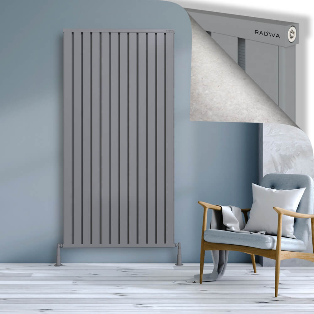 Obi Dekoratif Alüminyum Radyatör 1900x964 Gri - 1