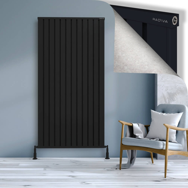 Obi Dekoratif Alüminyum Radyatör 1900x964 Siyah