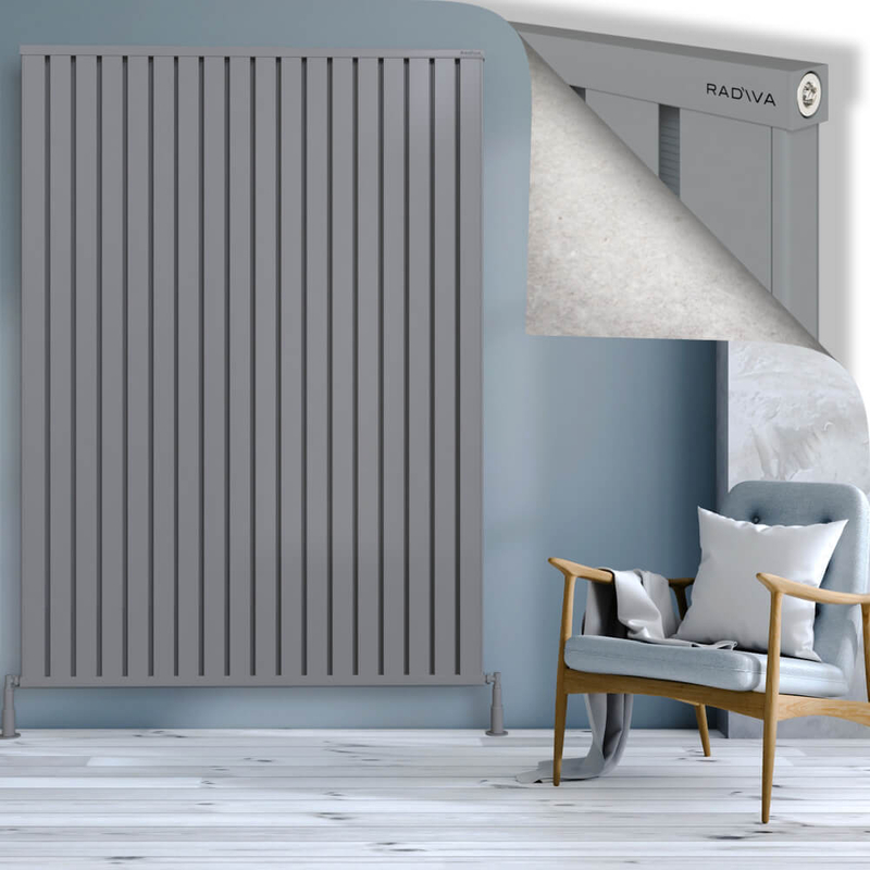 Obi Dekoratif Alüminyum Radyatör 2000x1444 Gri