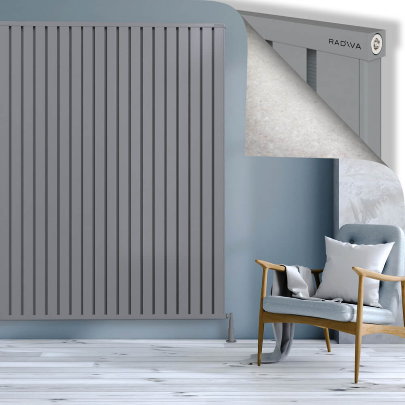 Obi Dekoratif Alüminyum Radyatör 2000x2244 Gri