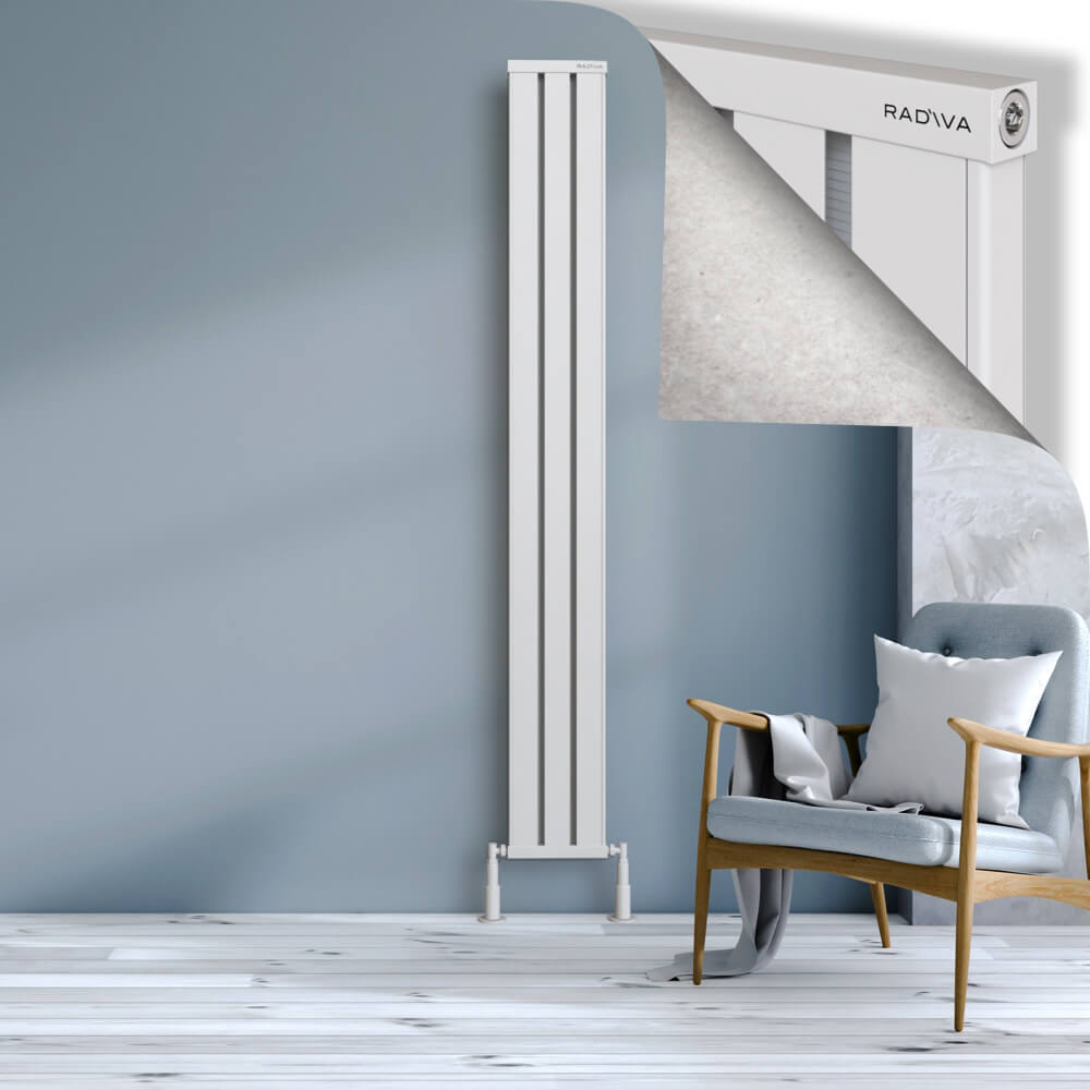 Obi Dekoratif Alüminyum Radyatör 2000x244 Beyaz - 1