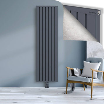 Obi Dekoratif Alüminyum Radyatör 2000x564 Antrasit Alt Orta 50mm