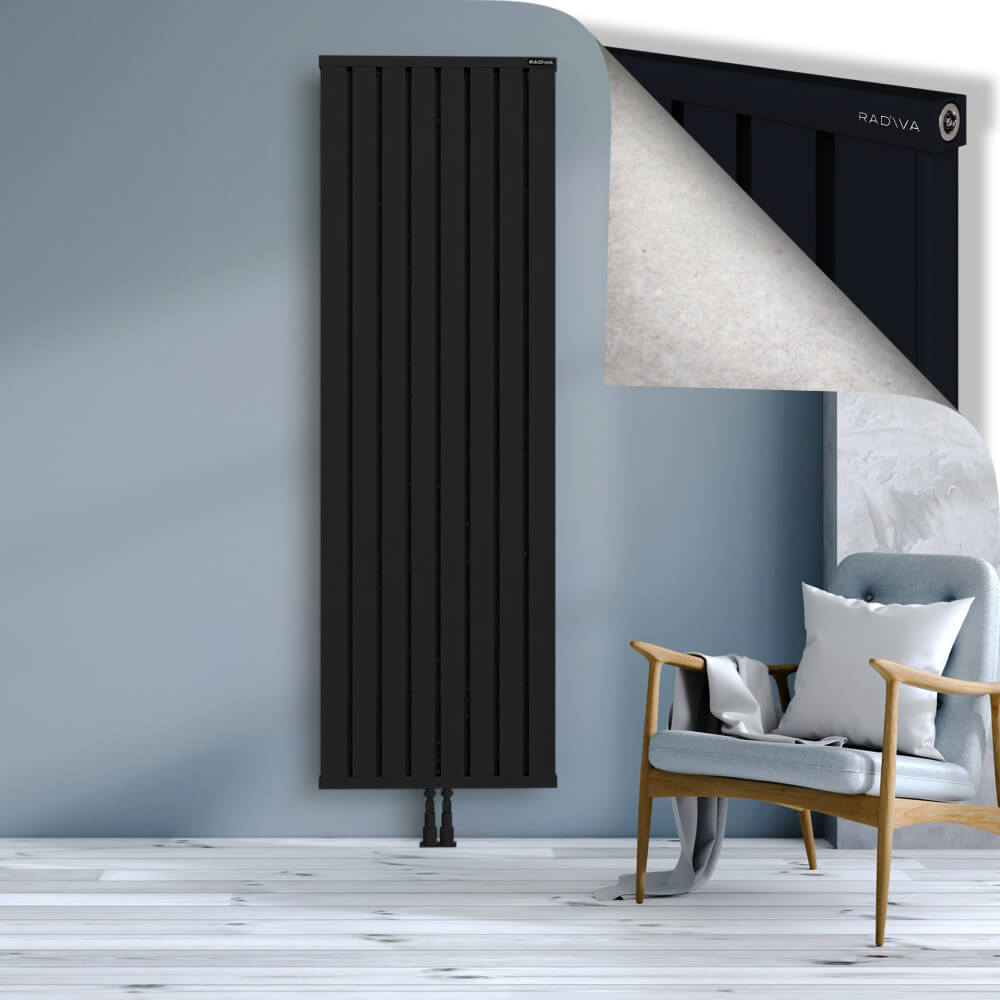 Obi Dekoratif Alüminyum Radyatör 2000x644 Siyah - 2